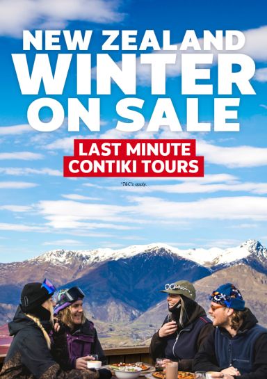 New Zealand Winter on sale Contiki Tours
