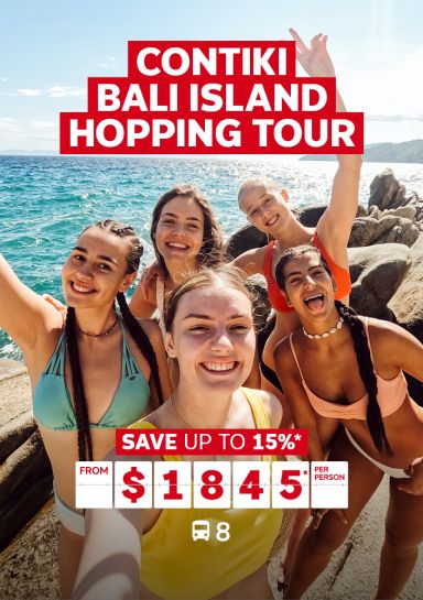 Contiki Bali Island Hopping Tour. Save up to 15%* from $1845* per person