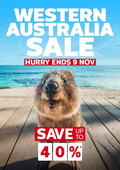 Western Australia Sale. Save up to 40%*