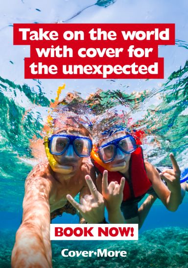 Take on the world with cover for the unexpected | Book now!