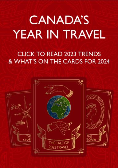 Click to read Canada's 2023 travel trends, and see what's in the cards for 2024!