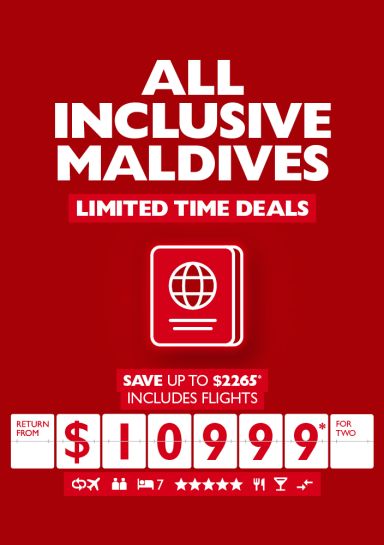 All-inclusive Maldives | limited time deals. Save up to $2,265* includes flights. Return from $10,999* for two