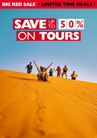 Big Red Sale | Limited time deals | Save up to 50%* on tours