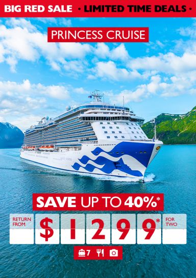 Princess Cruise. Save up to 40%* | return from $1,299* for two