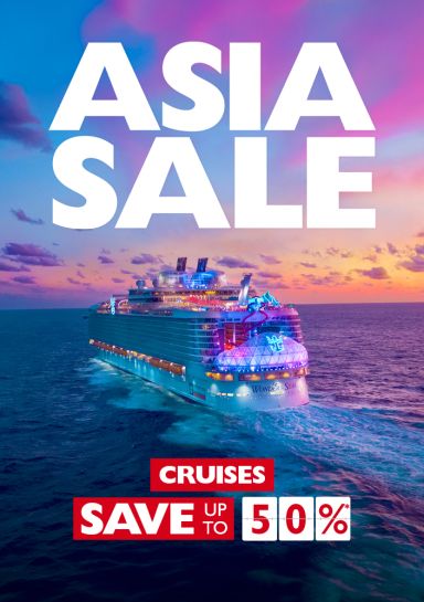 Asia sale | Cruises save up to 50%*