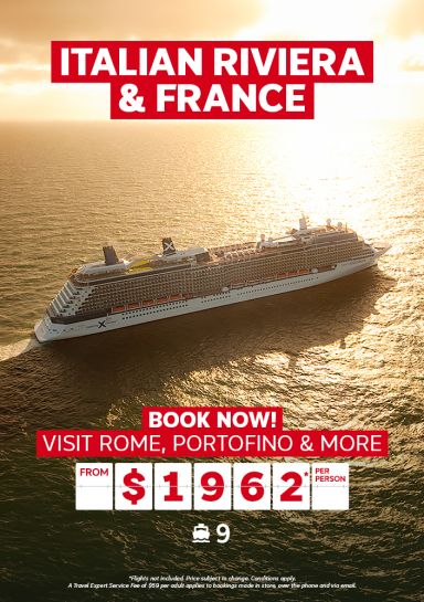 Italian Riviera & France Cruise for $1962* per person