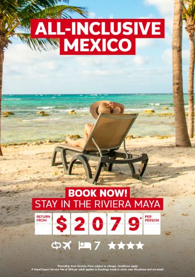 All-inclusive Mexico vacation for $2079* per person