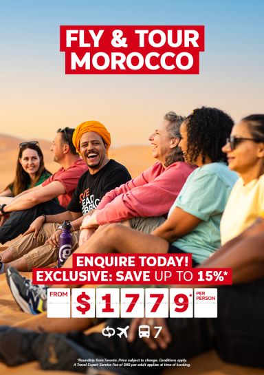 Morocco flight and tour package