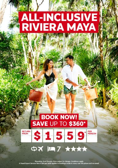 All-inclusive Riviera Maya package for $1559* per person