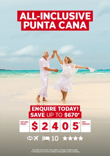 5-star All-inclusive Punta Cana vacation for $2405* per person