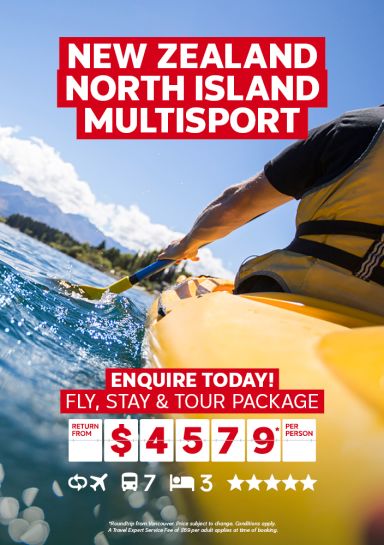 New Zealand multisport adventure for $4579* per person