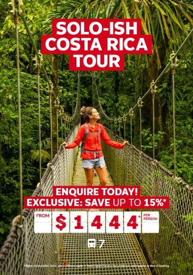 Solo-ish Costa Rica Tour for $1444* per person