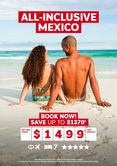 All-inclusive Mexico for $1499* per person
