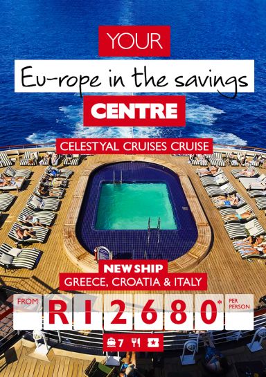Your Eu-rope in the savings Centre | Celeystal cruises cruise | New ship | Greece, Croatia & Italy from R12680* per person