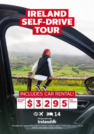 Ireland Self-Drive for $3295* per person
