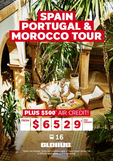 Spain, Portugal & Morocco Tour for just $6529* per person!