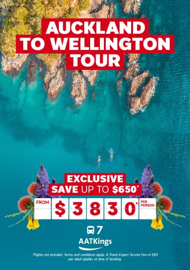Auckland to Wellington New Zealand tour with AAT Kings