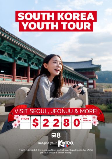 South Korea Youth Tour for $2280* per person