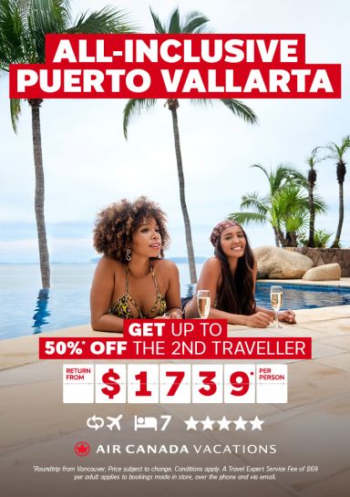 Puerto Vallarta All-inclusive Package with Air Canada Vacations