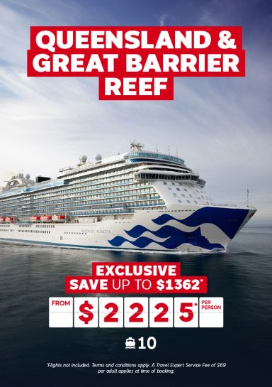 Australia cruise for $2225* per person
