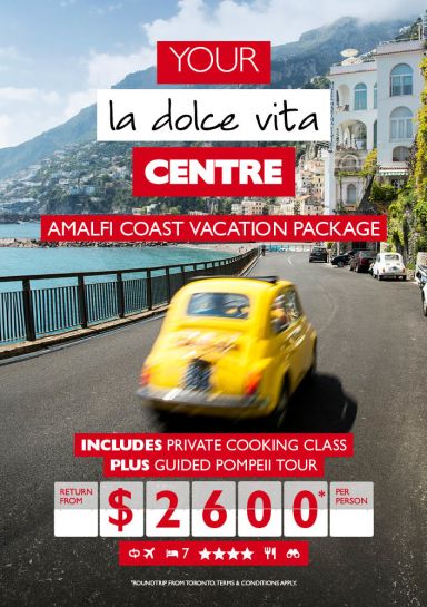 Save big on this Amalfi Coast vacation!