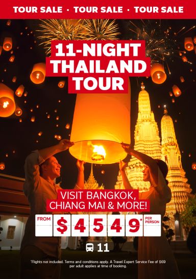 11-Night Thailand Tour - from $4549 per person
