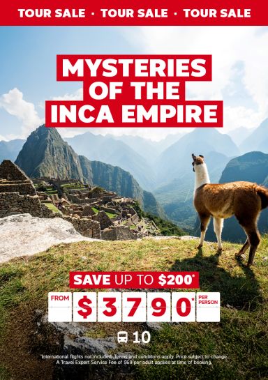 Mysteries of the Inca Tour - Save up to $200 - from $3790 per person