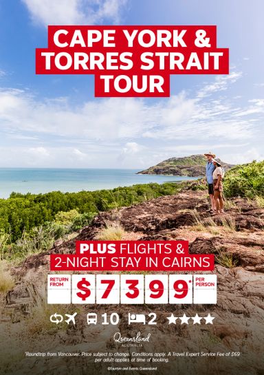 Queensland tour plus flight and stay for $7399* per person