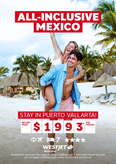 All-inclusive Mexico vacation for $1993* per person