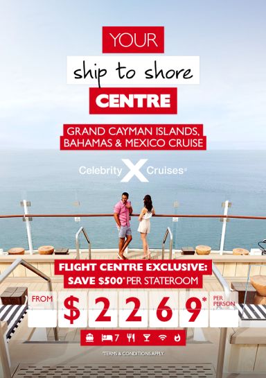 Book a Celebrity Cruise to Grand Cayman, Bahamas and Mexico!