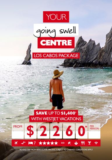 Save on a WestJet Vacations package to Los Cabos