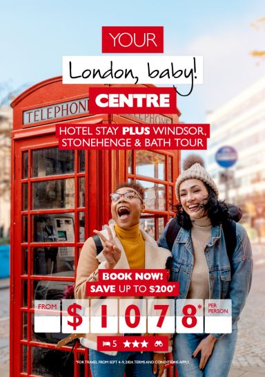 LIMITED TIME ONLY - London for as low as $1,078* per person!