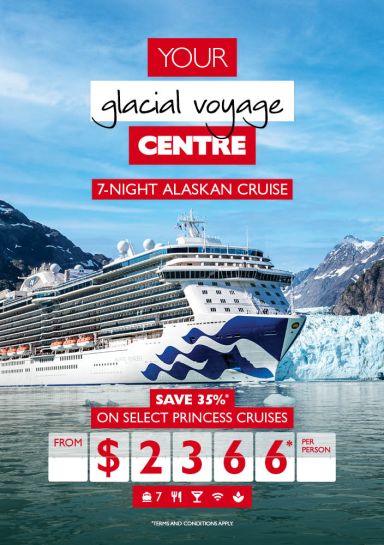 Save on this 7-Night Alaskan Cruise with Princess!