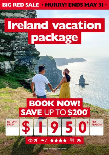 Save on this Ireland vacation package!