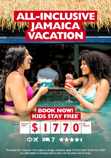 All-inclusive Jamaica vacation for just $1,770* a person