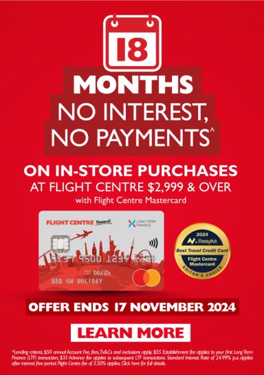 Flight Centre Mastercard Offer