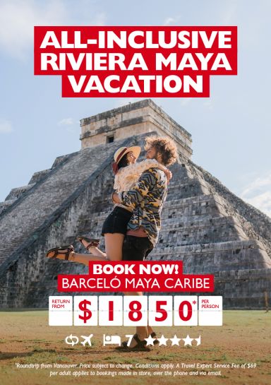 WestJet Riviera Maya Vacation return from $1850*