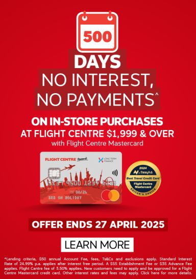 Flight Centre Mastercard Offer