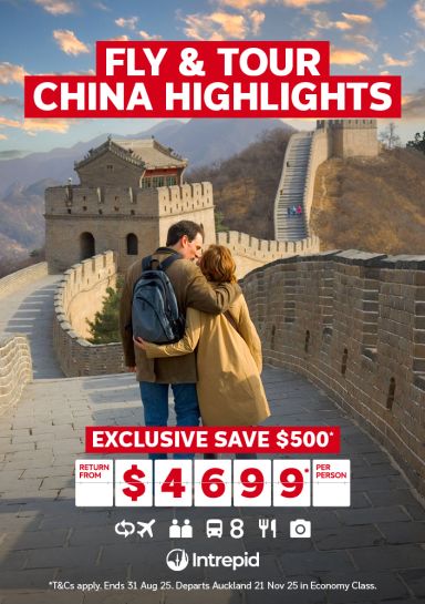Intrepid Asia Sale China Fly and Tour