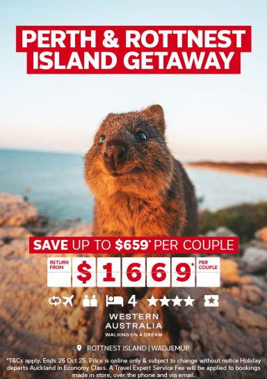 Perth & Rottnest Island Getaway