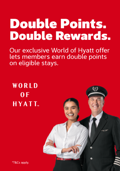 Double Points. Double Rewards | Our exclusive World of Hyatt offer lets members earn double points on eligible stays.