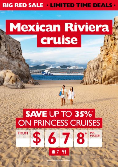 BIG RED SALE - Mexican Riviera Cruise for as low as $678* per person!
