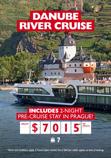 Avalon Danube River Cruise for $7,015* per person!