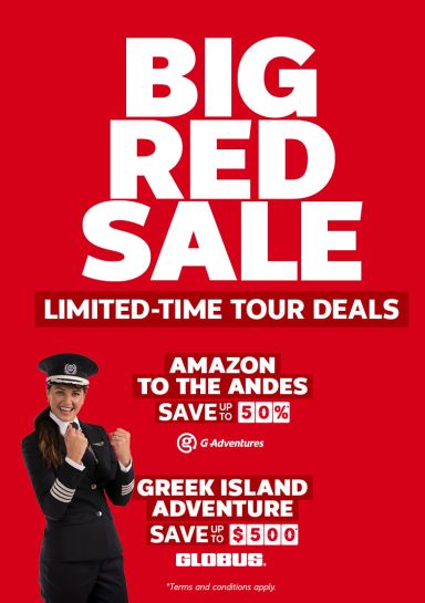 Big Red Sale - Save on these incredible tours!
