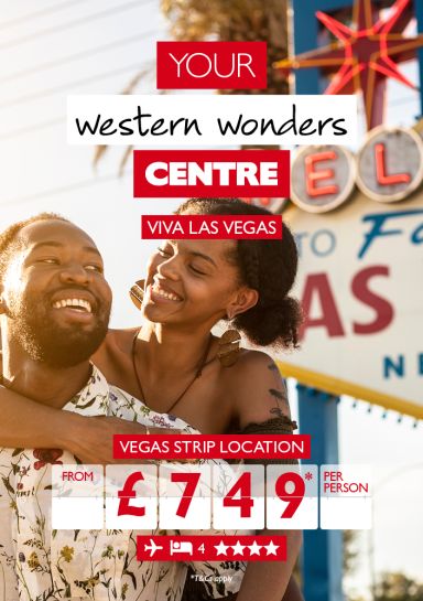 Your western wonders Centre | Viva Las Vegas | Vegas strip location from £749* per person