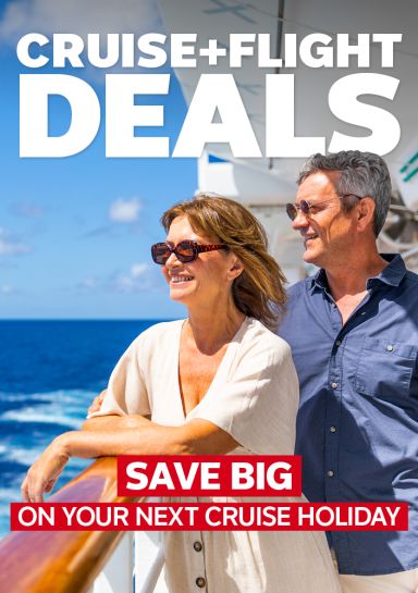 Cruise + flight deals. Save big on your next cruise holiday