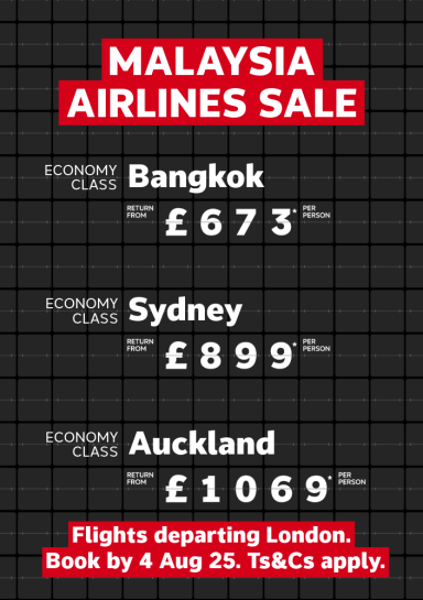 Malaysia Airlines Sale