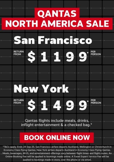 Qantas North America Sale