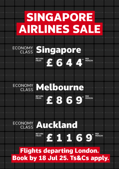 Singapore Airlines Sale