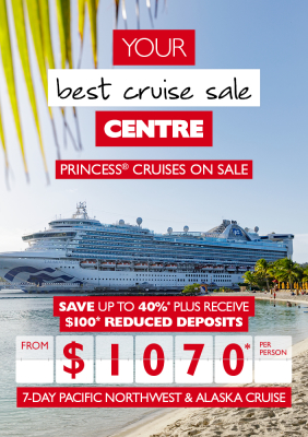 Save up to 40%* on select Princess Cruises